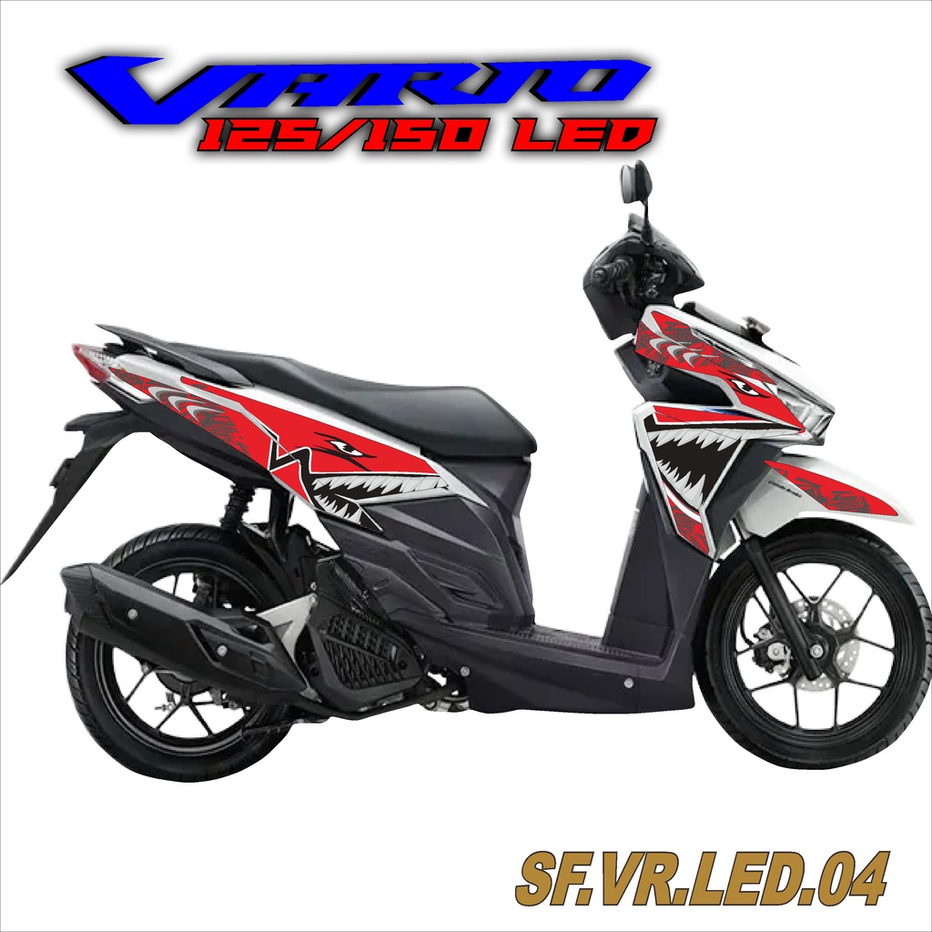 VARIO STIKER CUTTING VARIO LED - STICKER VARIASI HONDA VARIO 125 -150 LED AH 04