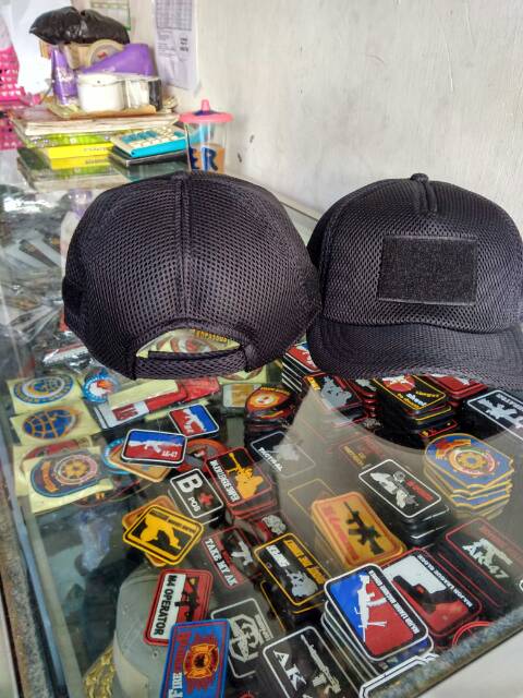 TOPI JARING HITAM GRADE-A PREMIUM