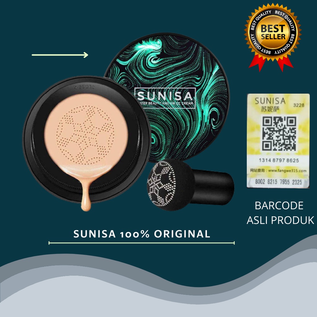 Eno - sunisa original - sunisa asli - cream sunisa - bedak sunisa glowing tahan lama anti air - bedak sunisa asli original 1 paket lengkap - bedak korea sunisa - sunisa bedak glowing ori bpom asli natural - sunisa air cushion