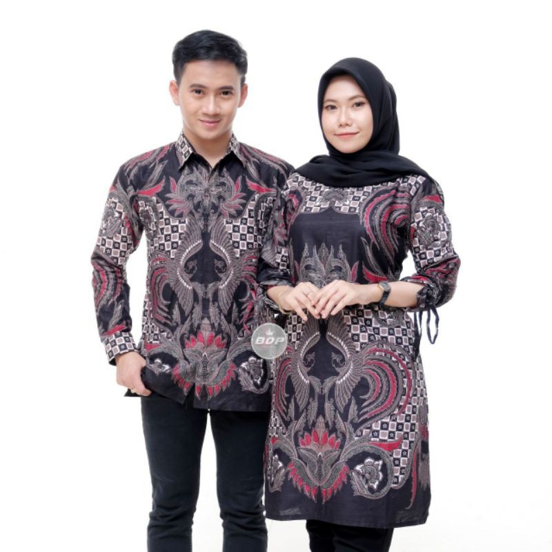 Batik Couple Syahrini barak modern kekinian kerja kantor kondangan party pesta Couple janaka