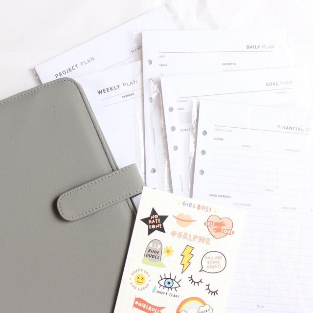 

Notebook / Paperie Lab - Work Binder Bundle Set - Dark Grey