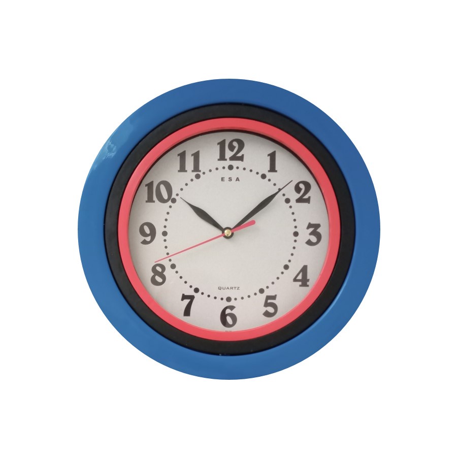Jam Dinding Minimalis 25cm Warna Warni Jam Dinding Murah Free Baterai ES769