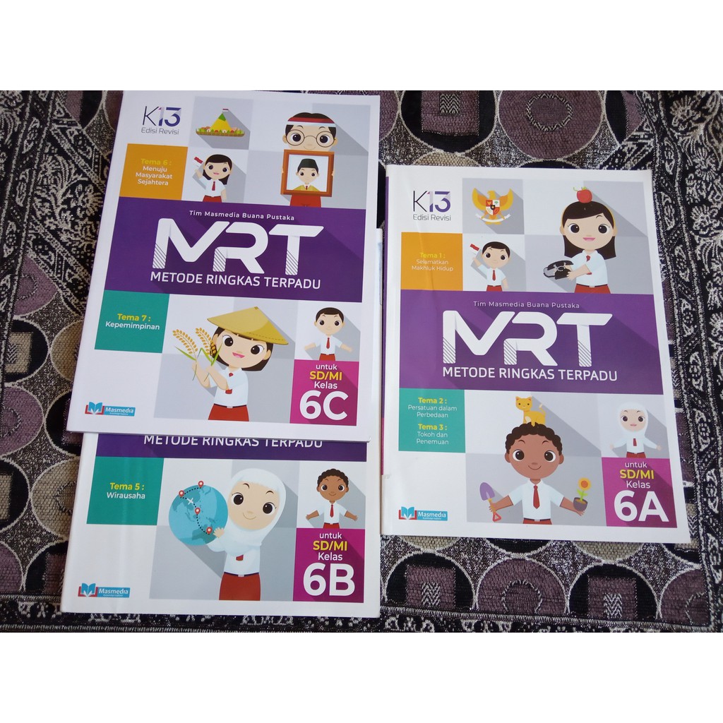 Buku Mrt Metode Ringkas Terpadu Kelas 6 Kurikulum 2013 Shopee Indonesia