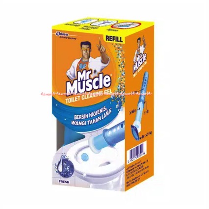 Mr Muscle Toilet Cleaning Gel Isi Ulang Pewangi Kloset WC MrMuskle Toilet Refill 5in1 Dengan Jel Jeli Jelly