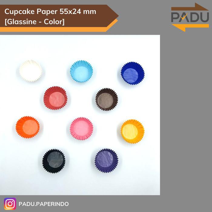 

Baking / Kertas Cupcake (Color) 55X24Mm - 1000Pcs Paper Cupcake / Kertas Nastar - Merah