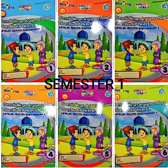 Buku LKS Pendidikan Agama Islam SD kelas 123456