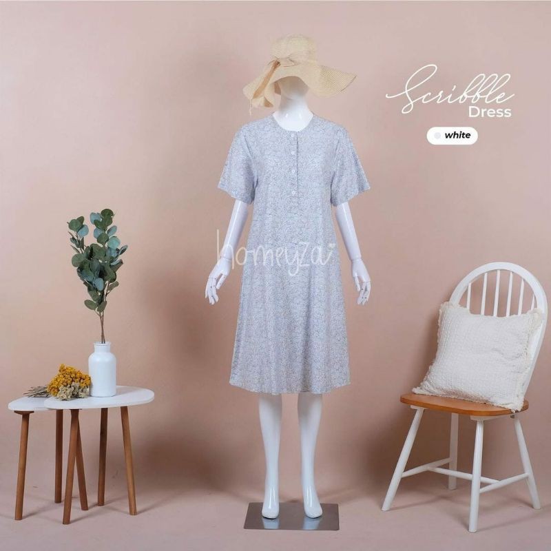 Scrible Home Dress / Daily Dress / Daster by Homeyza