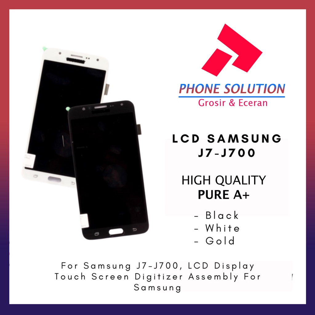 LCD Samsung J7 J700 Fullset Touchscreen // Supplier LCD Samsung - Garansi 1 Bulan