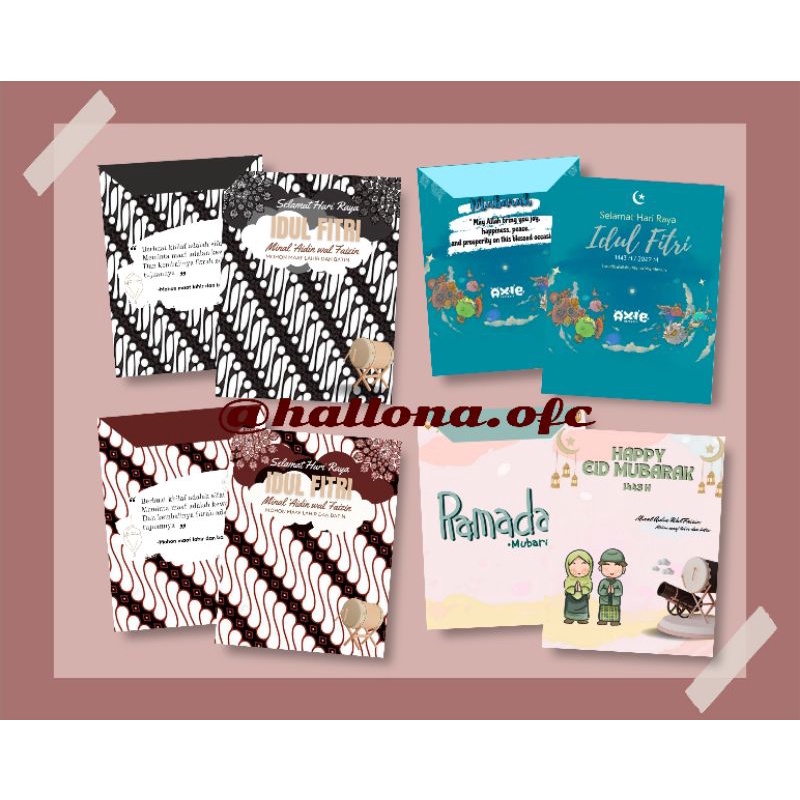 

Amplop / Ampao Lebaran Custom (ISI 8PCS)