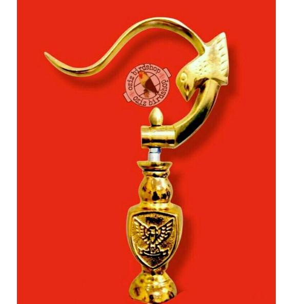 Paling Diminati gantungan dan pion sangkar kotak  Rep Radja gold emas