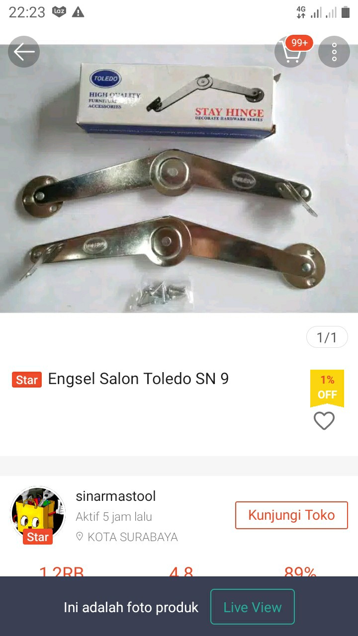 Engsel Salon Toledo /ghc Sn 9