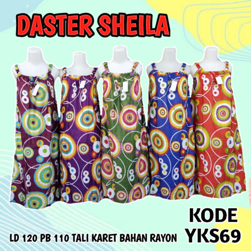 Daster yukensi gondil sheila tali kerut YKS69 ecer & grosir bumil busui