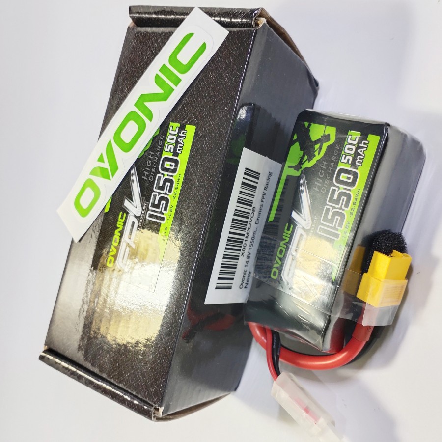 Baterai Lipo Ovonic 1550mAh 4S 50C XT60 Plug