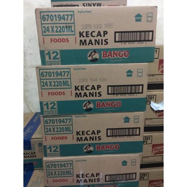 

Kecap bango 200ml per dus isi 24