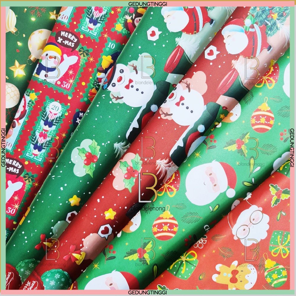 Kertas Tas Wrap Wraping Wrapping Paper Bungkus Tempat Kado Motif Karakter Hadiah Natal Christmas Chrismast Merah Hijau Custom Polos Estetik Aesthetic Batik Vintage Kotak Jumbo Besar Sansan San San Wawa Doff Sidu Kiky Anak Tebal Murah Lucu Instan Grosir XL