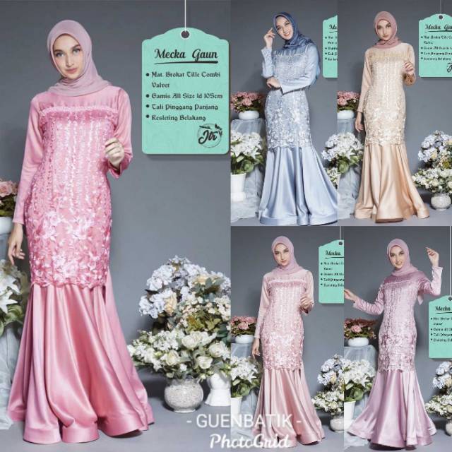 MERMEID GAMIS ORI 3D TILLE MUTIARA BEST QUALITY