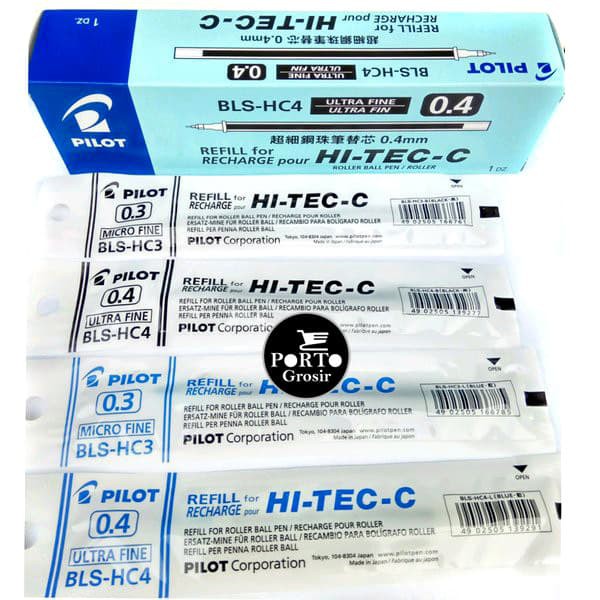 

Pilot Refill Hi-Tec-C 0.4 Isi Ulang Pulpen HiTec 04 ORIGINAL HiTecc BLS-HC4 BLSHC4