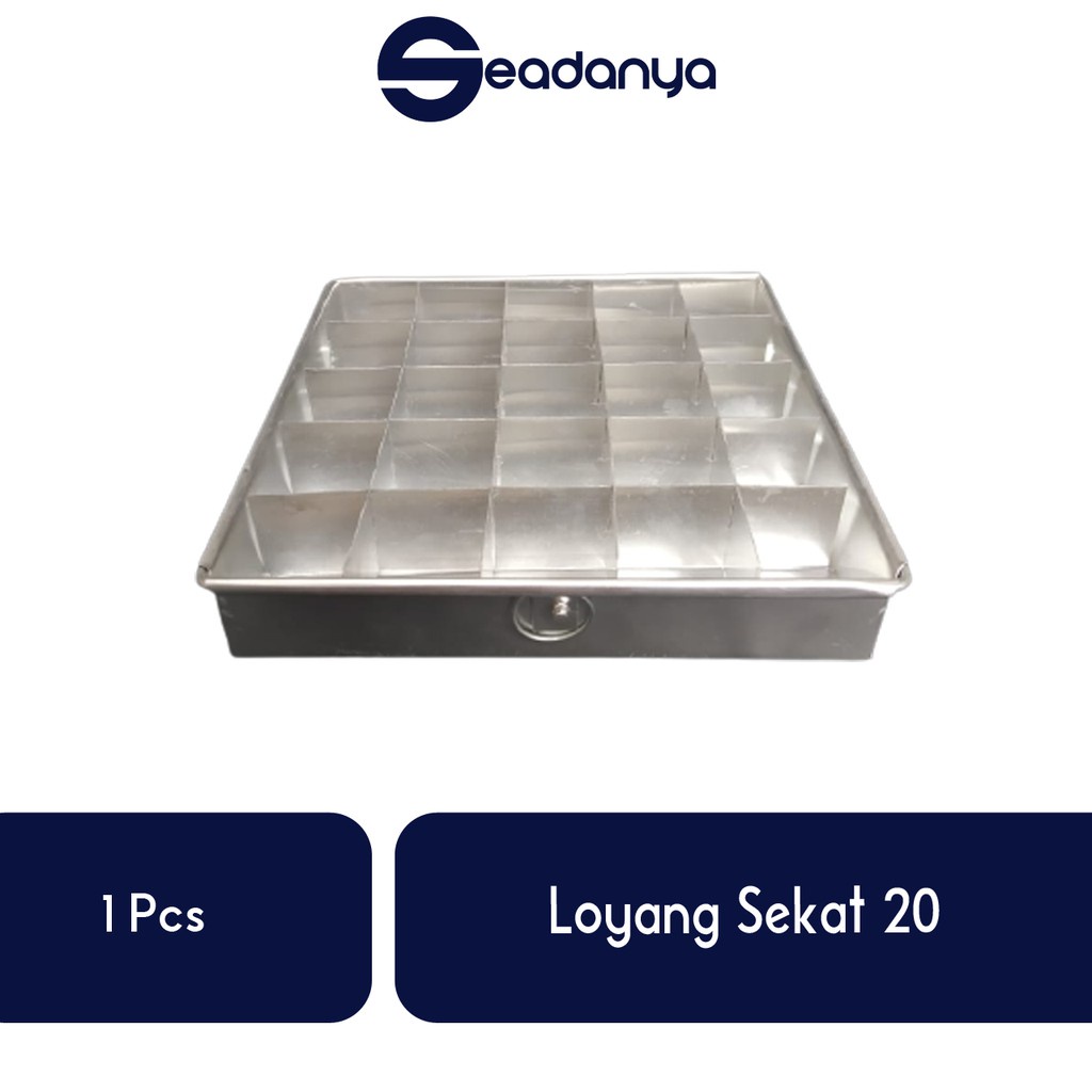 

Loyang Sekat 20-Loyang Sekat/Loyang Sekat Terbaru/Loyang/Loyang Ukuran 20/Loyang Terlaris/Loyang Sekat Termurah