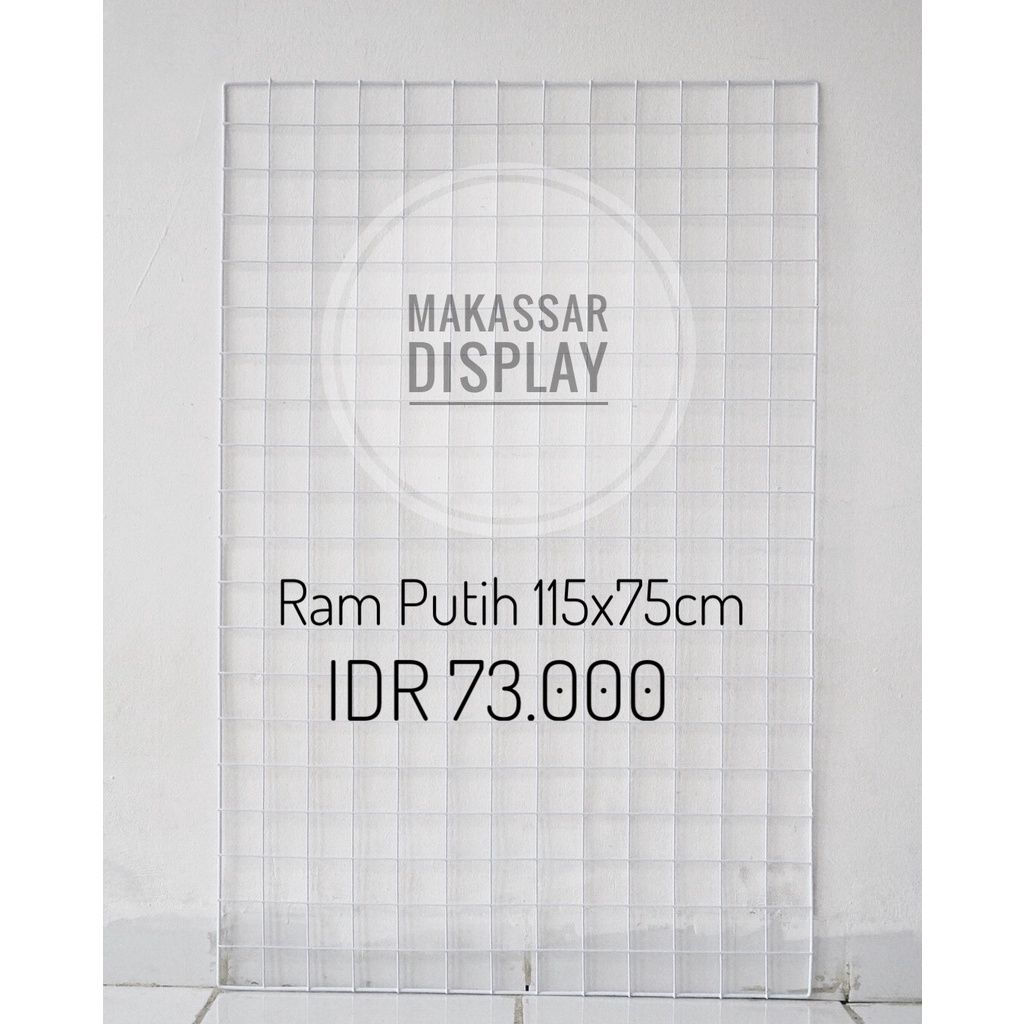 Ram putih 115x75cm | COD - MD