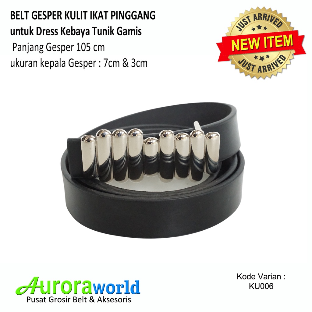 AURORAWORLD BELT GESPER KULIT IKAT PINGGANG KOREA FASHION TERBARU BISA COD