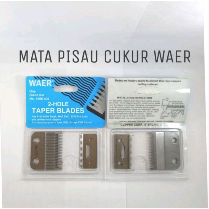 Mata Pisau Cukur WHAL Clipper Super Taper USA Original
