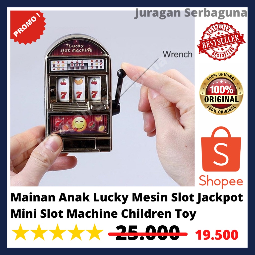 Mainan Anak Lucky Mesin Slot Jackpot Mini Slot Machine Children Toy