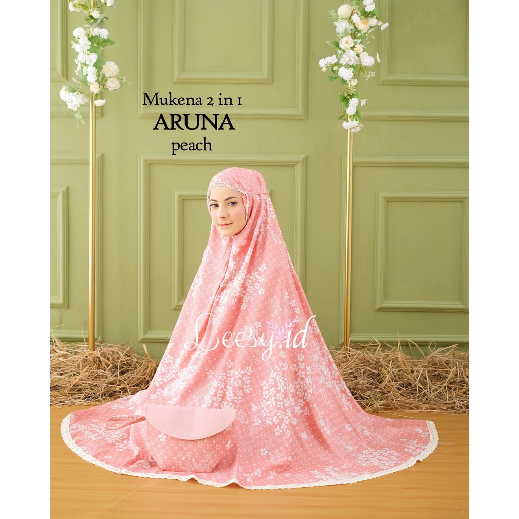 Geembe.id - Mukena Travelling Dewasa 2 In 1 Motif Aruna