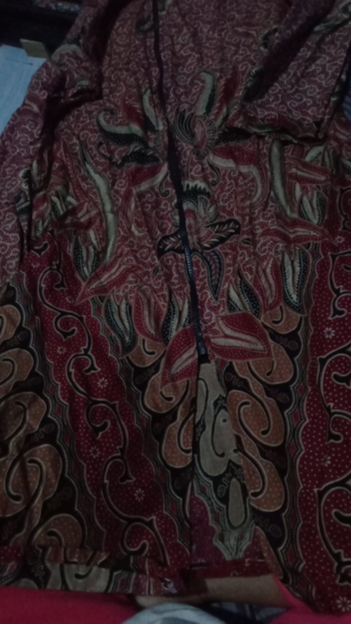 Tunik Batik Wanita Ziper Depan