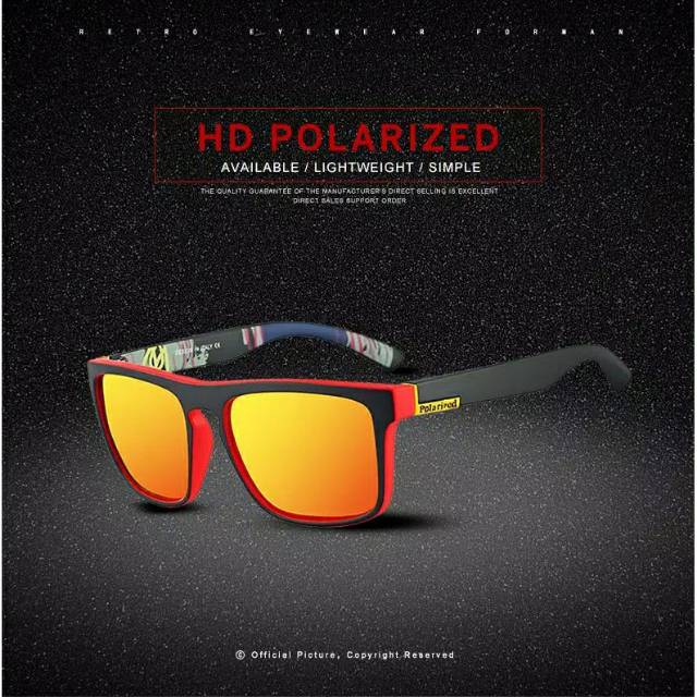 Kacamata Pria Aviation HD Polarized Laki-laki Kacamata Anti Silau Matahari UV400