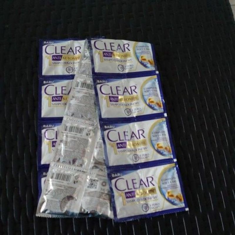 shampoo Clear sachet.