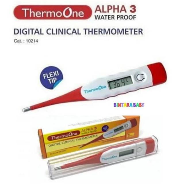 ThermoONE ALPHA 3 Thermometer Digital Waterproof / Pengukur Suhu Tubuh ONEMED