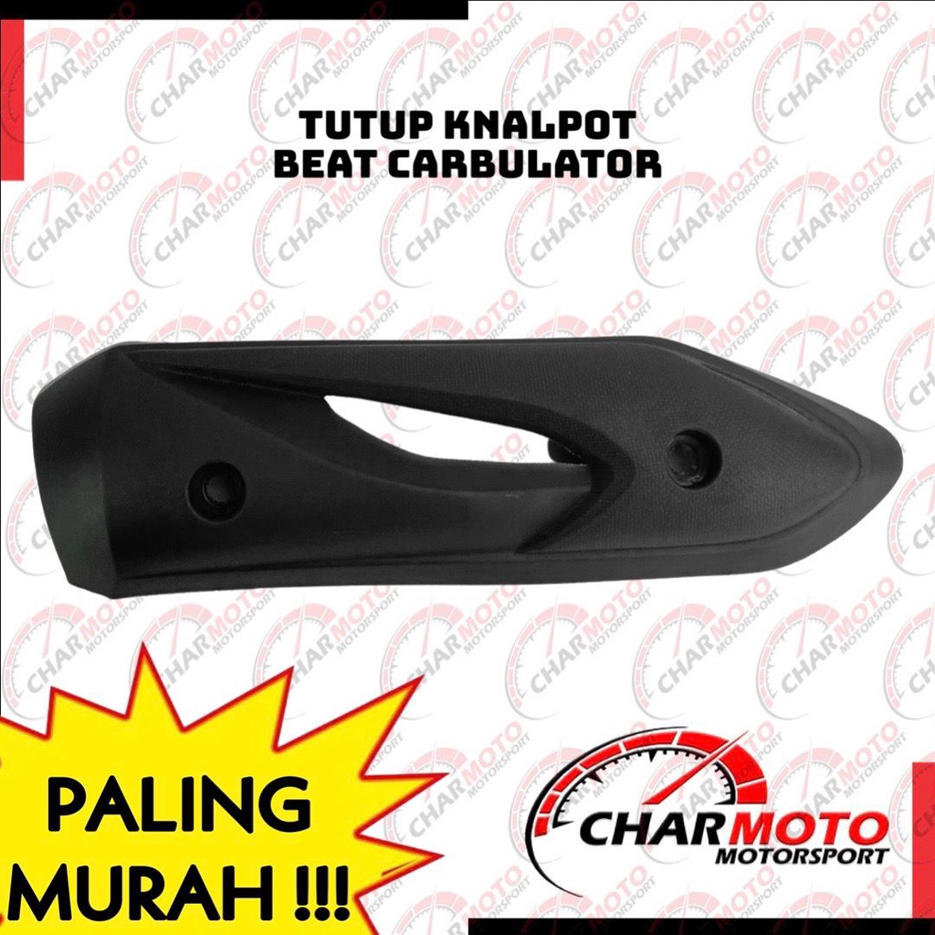 Cover Tutup Knalpot Premium Beat Variasi Carbulator, ESP, FI 2015, FI 2017, FI 2020, Pop PNP - Charmoto