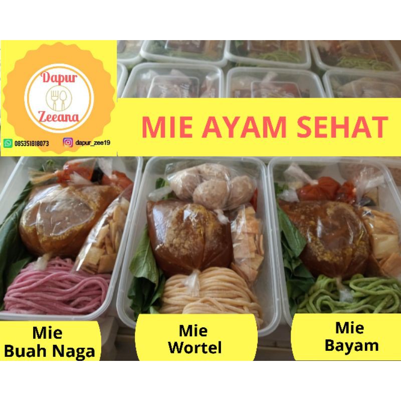 

MIE AYAM SPECIAL, mie bayam, mie wortel, mie buah naga, enak dan sehat