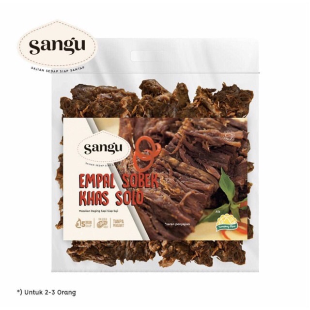 

Sangu empal sobek khas solo