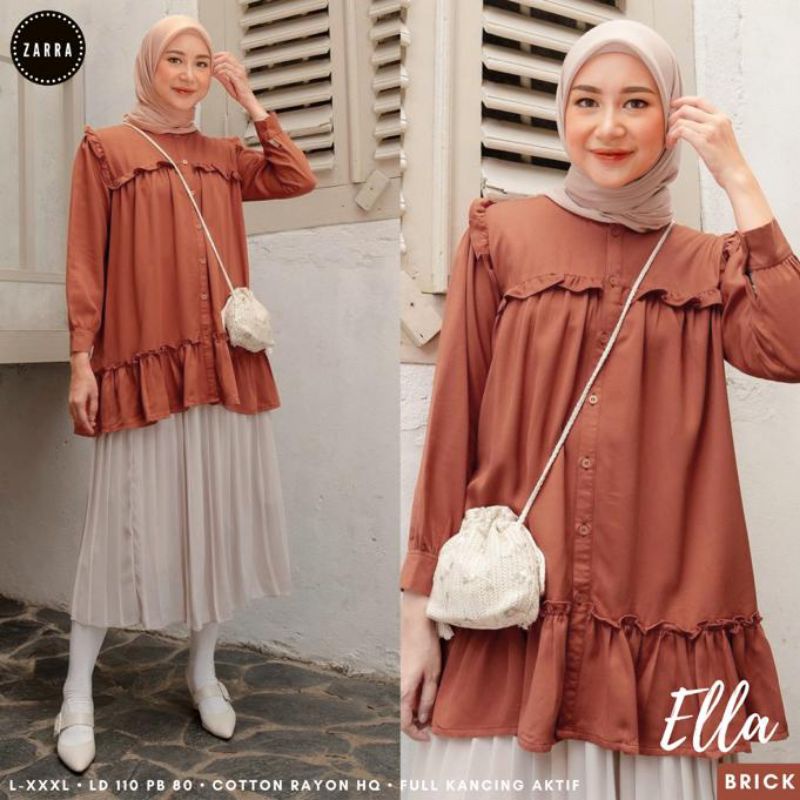 ELLA TUNIK BAJU WANITA TERBARU BY ZARRA