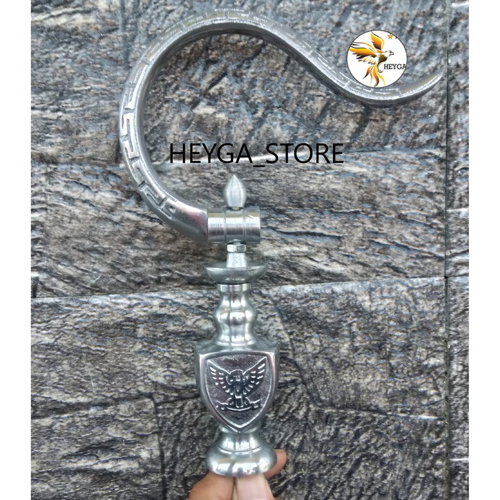 GANTUNGAN SANGKAR LIPAT CUNGKOK STAINLESS + PION GARUDA STAINLES SANGKAR KANDANG BURUNG MURAI