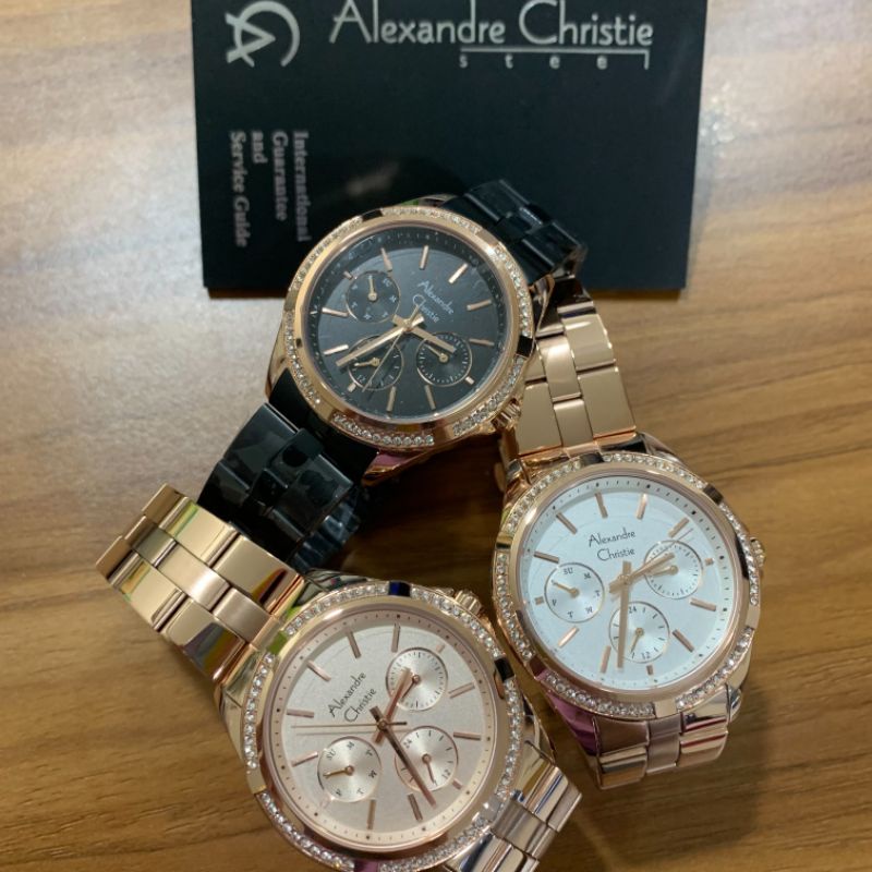JAM TANGAN ALEXANDER CHRISTIE WANITA ORIGINAL AC 2947 BFBBRBA BFBRGSL BFBRGLN