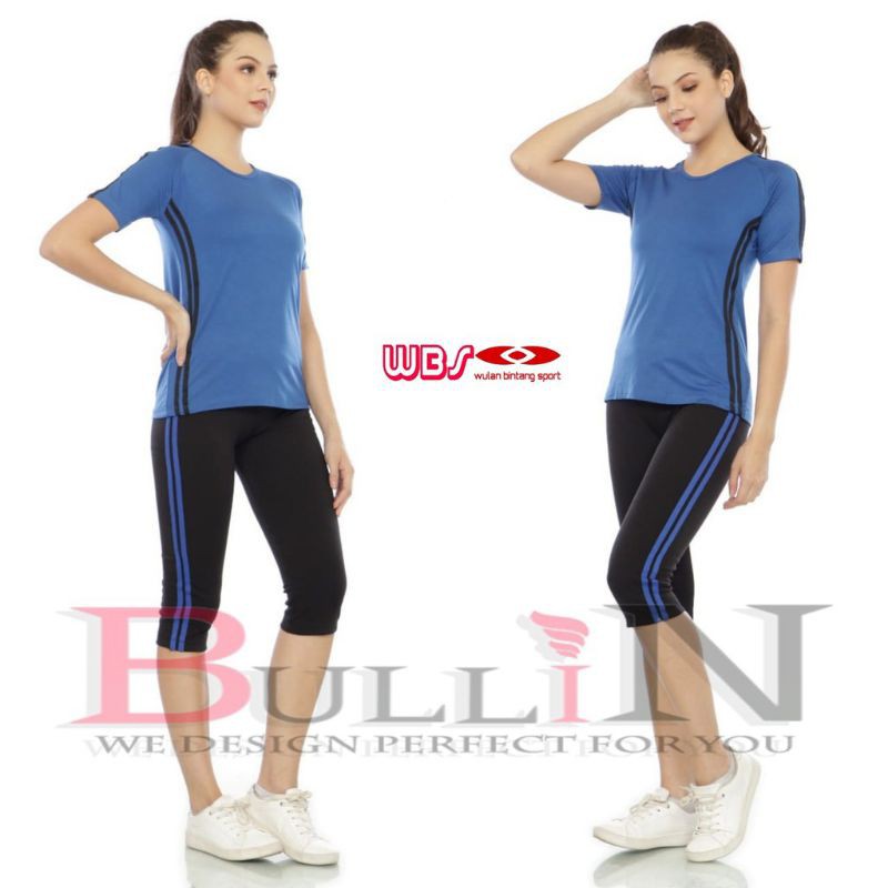 Setelan senam wanita pendek