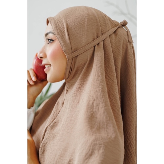 𝐁𝐘 𝐀𝐃𝐈𝐍𝐃𝐀 BERGO MARYAM KHIMAR AIRFLOW CRINKLE TALI HIJAB INSTANT KERUDUNG SIMPEL JILBAB cringkle