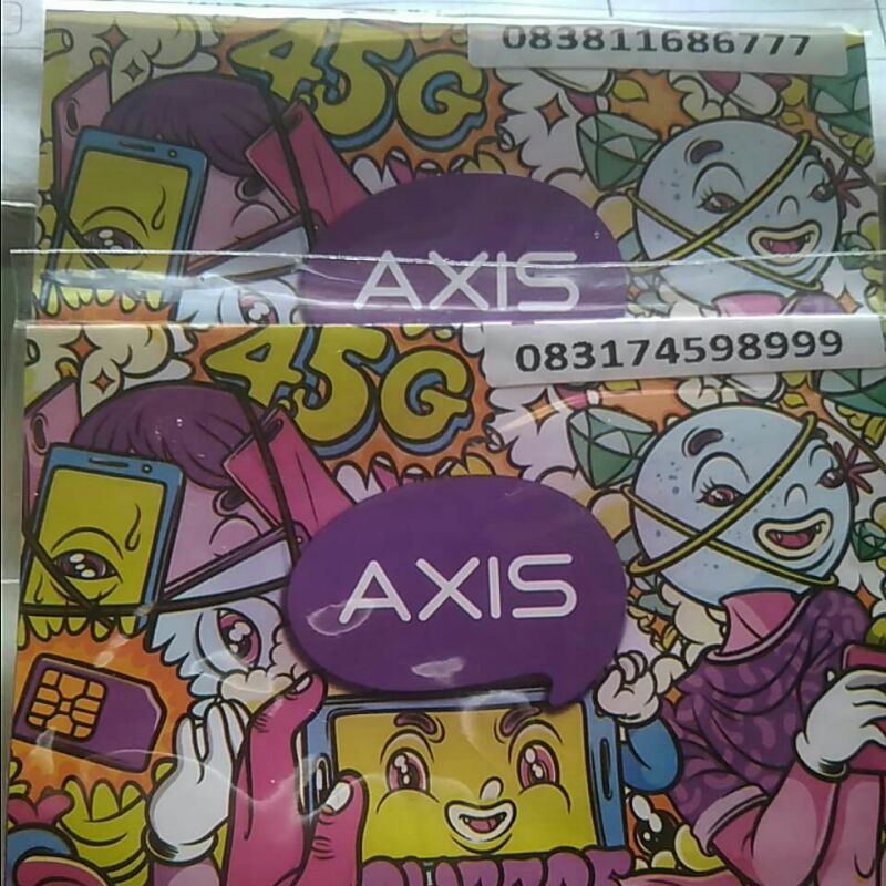 No Cantik Axis Triple Ujung 7 & 9 Pasangan