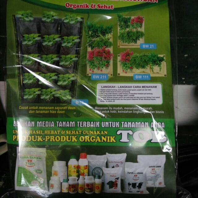 Pot kantong vertikal garden merk TOBS