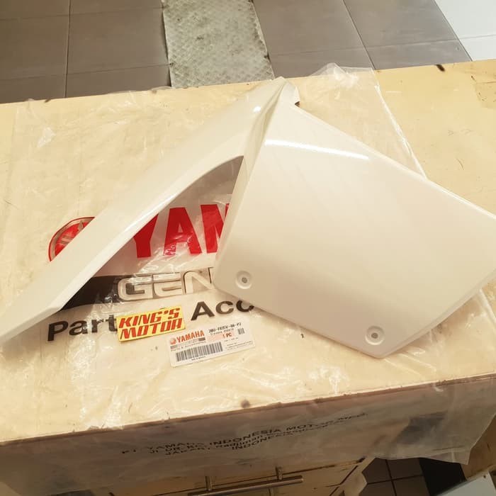 PANEL, SAYAP XRIDE, X RIDE PUTIH SATUAN ASLI YAMAHA