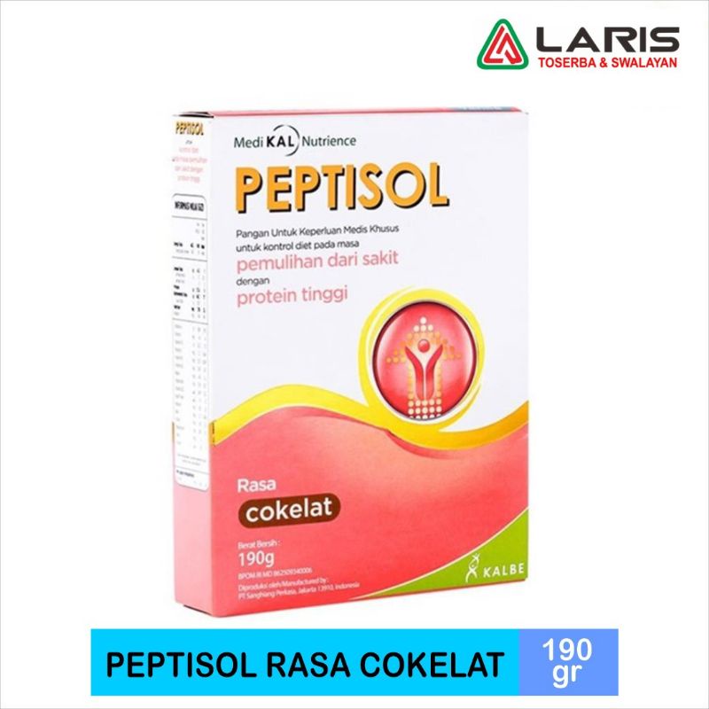 

Peptisol Rasa Coklat 190gr | susu Nutrisi | susu pemulihan