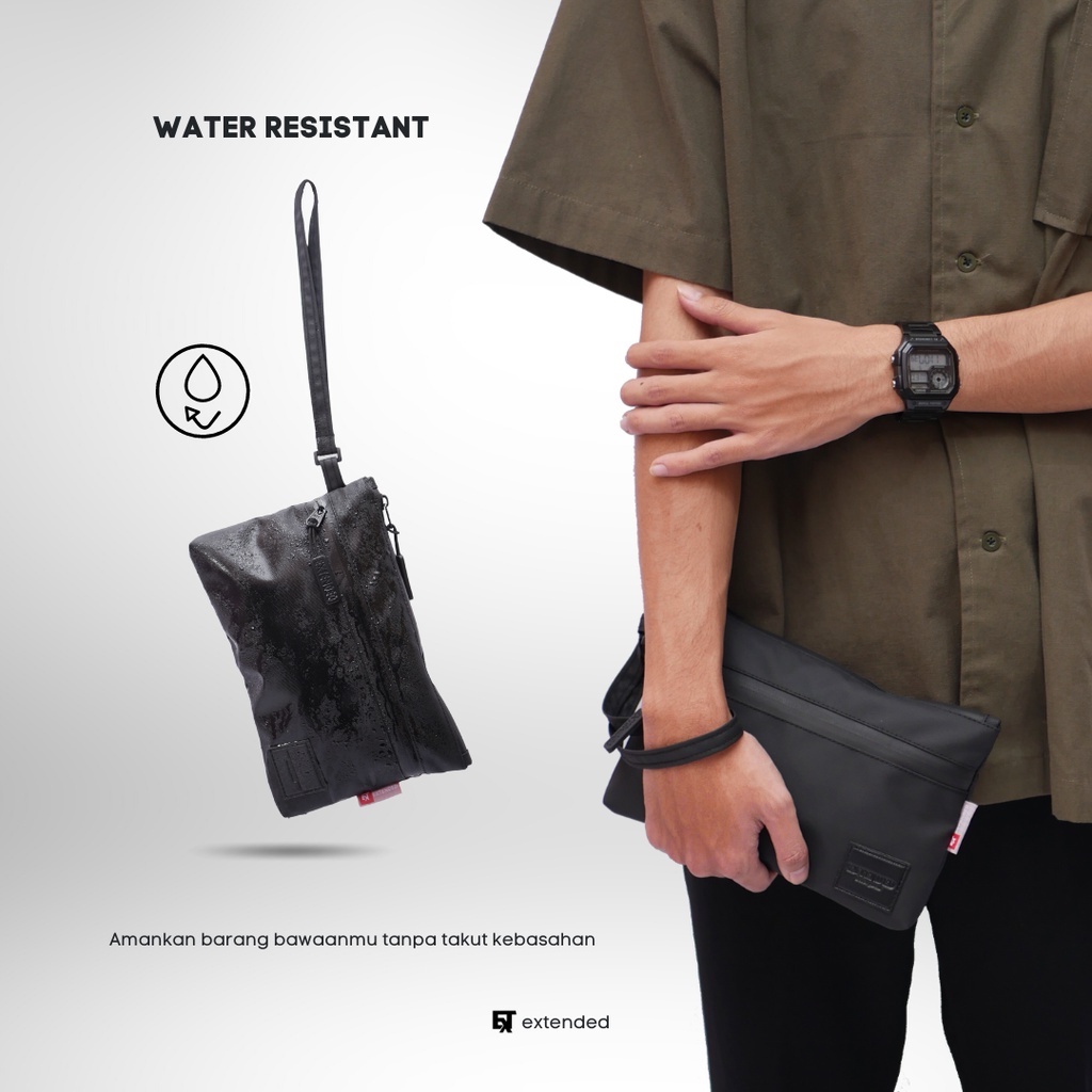 Clutch Bag Pria Wanita Waterproof Tas Tangan Pria Wanita Anti Air Handbag Waterproof Extended Deepcool