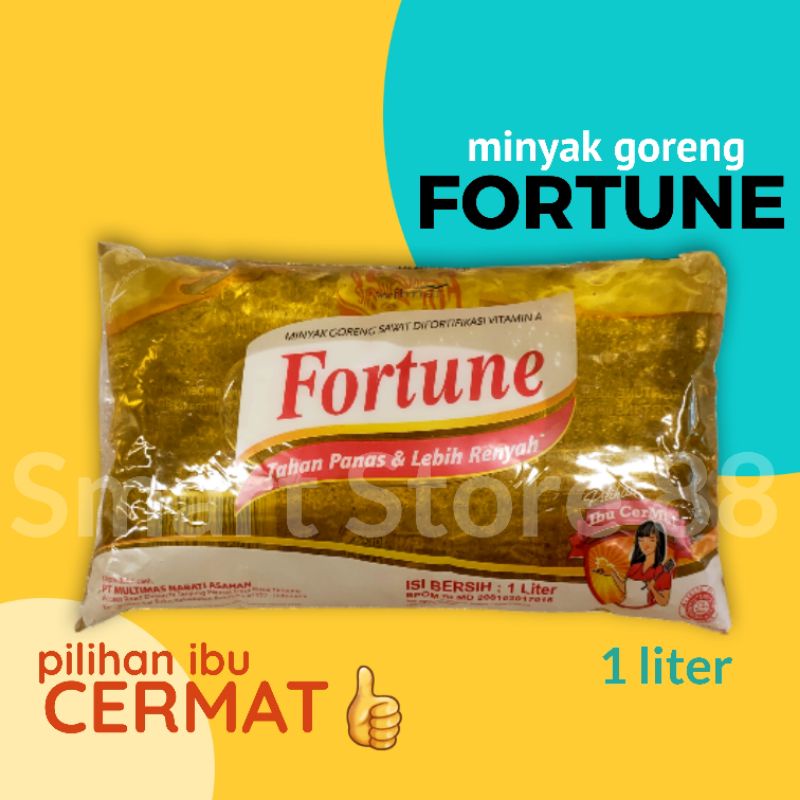 

FORTUNE MINYAK GORENG 1LITER PILLOW PACK