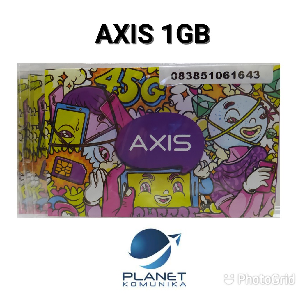 kartu PERDANA AXIS 3GB