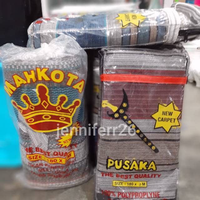 TIKAR LIPAT TENUN MERAK MAHKOTA FULL BENANG MAHKOTA MERAK FULL BENANG 180x300