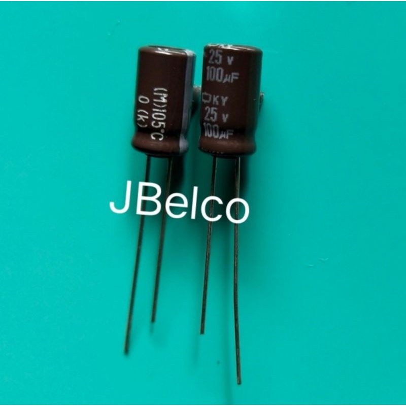 capasitor 100uf 25v elco 100uf 25v