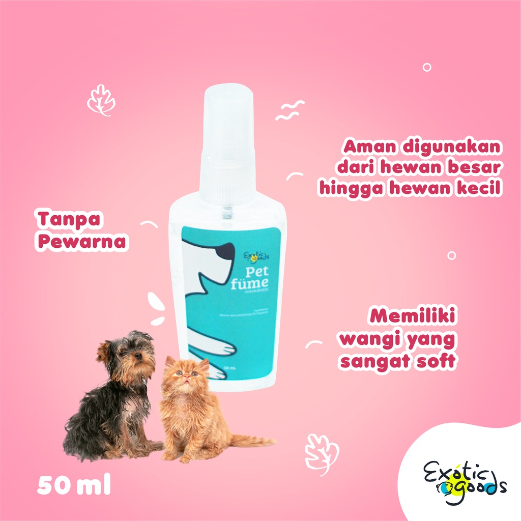 PETFUME 50ml PARFUM HEWAN PARFUM ANJING PARFUM KUCING PET COLOGNE PET PARFUME PET PERFUME PEWANGI ANJING PEWANGI KUCING PARFUM SUGAR GLIDER PARFUM KELINCI PARFUM GUINEA PIG DEODORANT ANJING DEODORANT KUCING PEWANGI HEWAN PARFUM MURAH