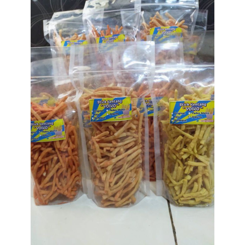 

stick kentang gurih varian rasa 1kg,500gr,250gr